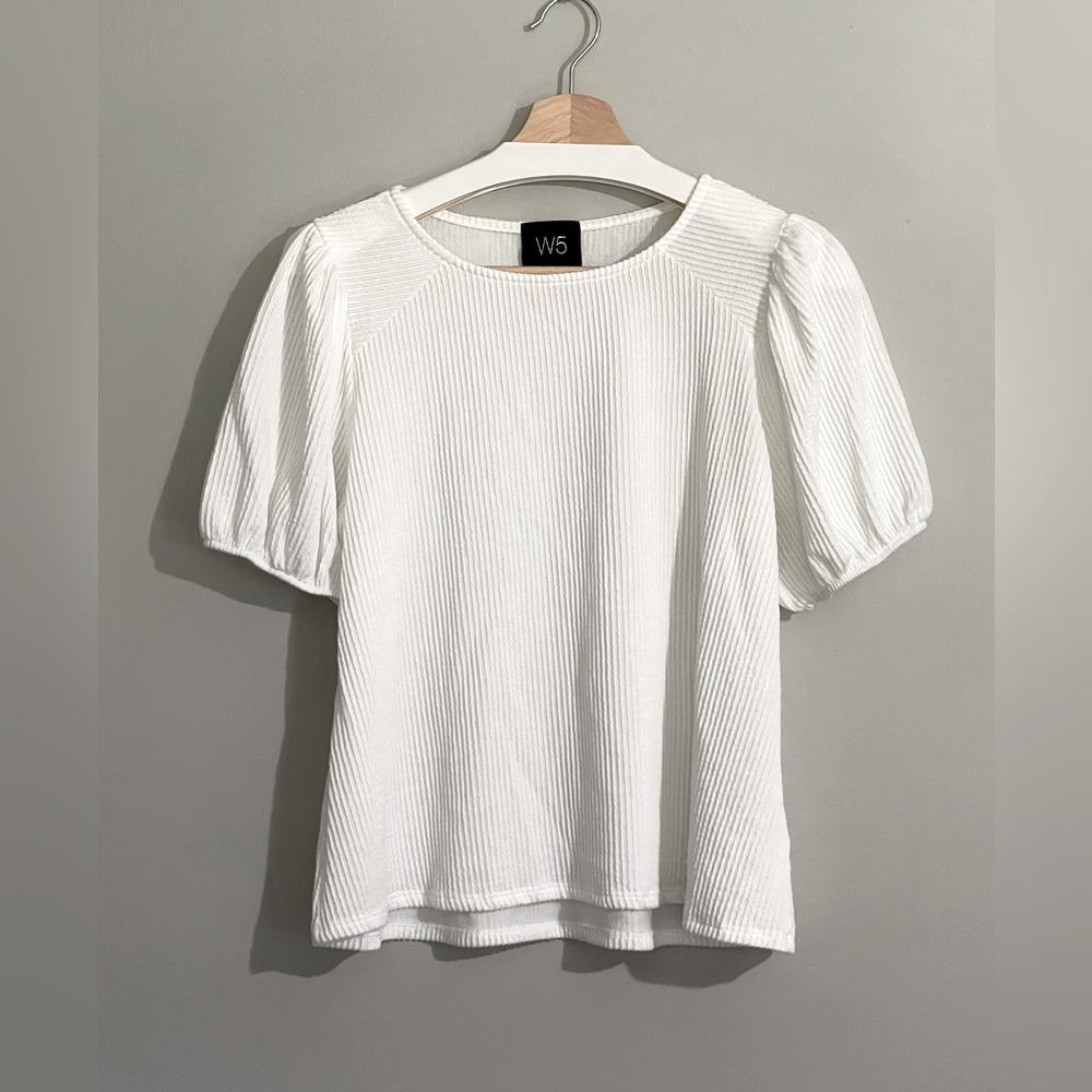 New without Tags, White Top / Blouse
